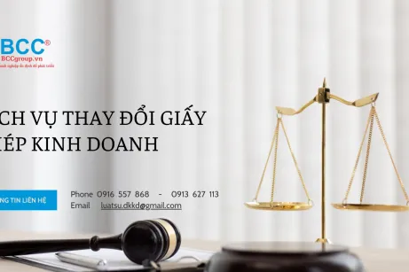Dịch vụ thay đổi giấy phép kinh doanh tại Bình Dương