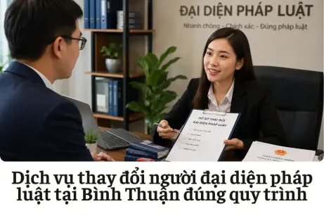Dịch vụ thay đổi người đại diện pháp luật tại Bình Thuận