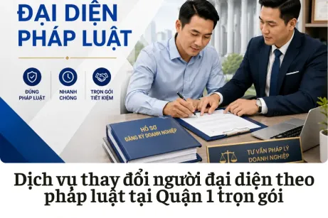 Dịch vụ thay đổi người đại diện theo pháp luật tại Quận 1