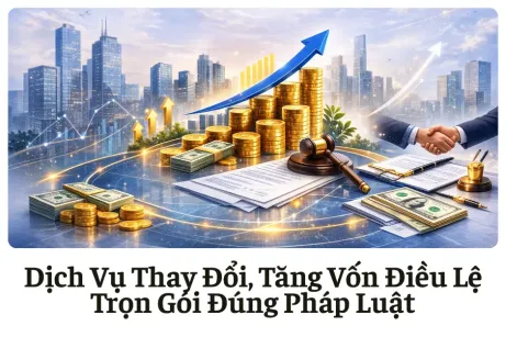 Dịch Vụ Thay Đổi, Tăng Vốn Điều Lệ
