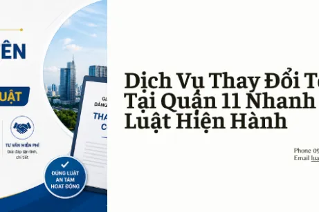 Dịch Vụ Thay Đổi Tên Công Ty Tại Quận 11