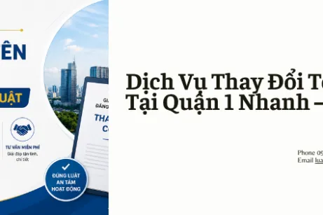 Dịch Vụ Thay Đổi Tên Công Ty Tại Quận 1