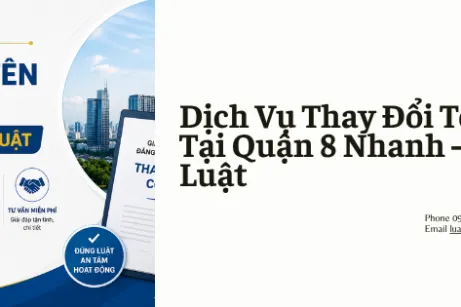 Dịch Vụ Thay Đổi Tên Công Ty Tại Quận 8