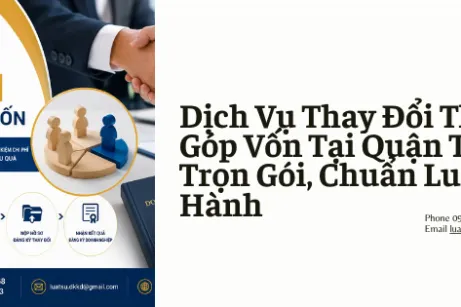 Dịch Vụ Thay Đổi Thành Viên Góp Vốn Tại Quận Tân Bình