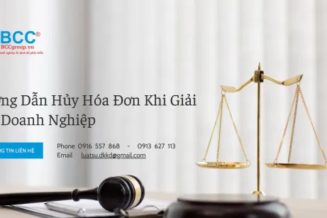 Hướng Dẫn Hủy Hóa Đơn Khi Giải Thể Doanh Nghiệp