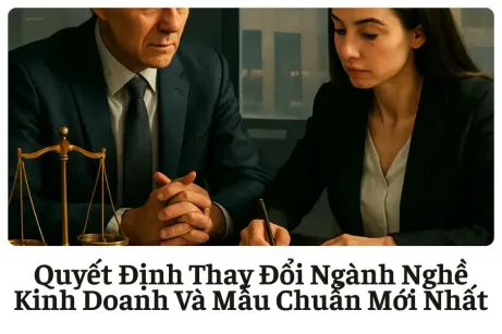Quyết Định Thay Đổi Ngành Nghề Kinh Doanh