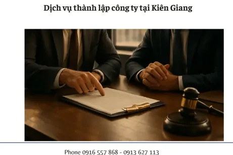 Dịch vụ thành lập công ty tại Kiên Giang 