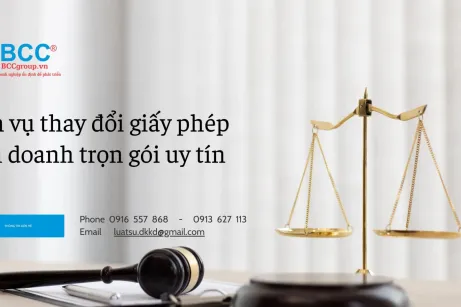 DỊCH VỤ THAY ĐỔI GIẤY PHÉP KINH DOANH QUẬN 1 