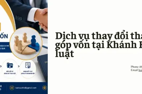 Thay đổi thành viên góp vốn tại Khánh Hòa