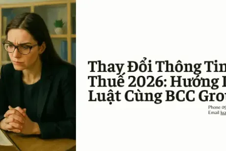Thay Đổi Thông Tin Đăng Ký Thuế 2026
