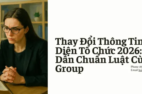 Thay Đổi Thông Tin Về Đại Diện Tổ Chức 2026