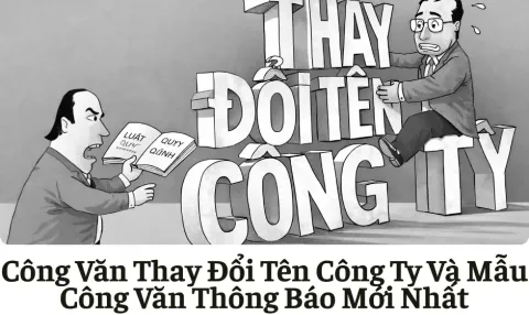 Công Văn Thay Đổi Tên Công Ty