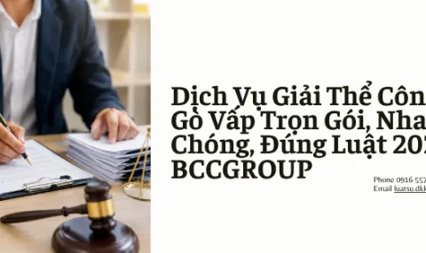Dịch Vụ Giải Thể Công Ty Tại Gò Vấp