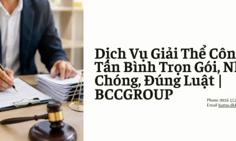 Dịch Vụ Giải Thể Công Ty Tại Tân Bình