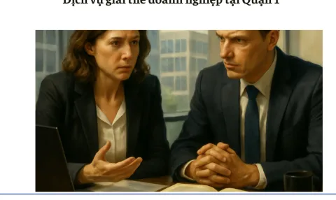 Dịch vụ giải thể doanh nghiệp tại Quận 1