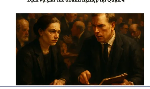 Dịch vụ giải thể doanh nghiệp tại Quận 4