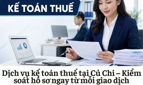 Dịch vụ kế toán thuế tại Củ Chi