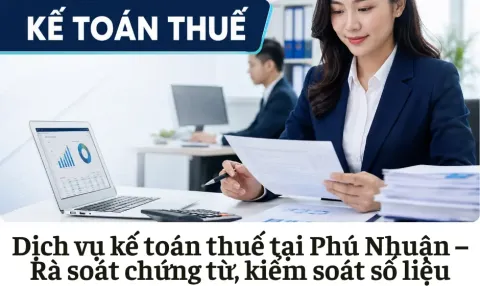 Dịch vụ kế toán thuế tại Phú Nhuận