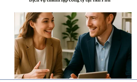 Dịch vụ thành lập công ty tại Tân Phú