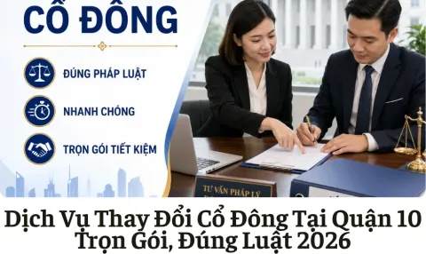 Dịch Vụ Thay Đổi Cổ Đông Tại Quận 10