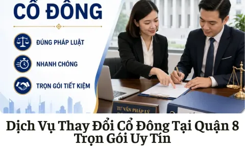 Dịch Vụ Thay Đổi Cổ Đông Tại Quận 8