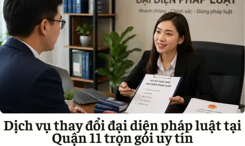 Dịch vụ thay đổi đại diện pháp luật tại Quận 11