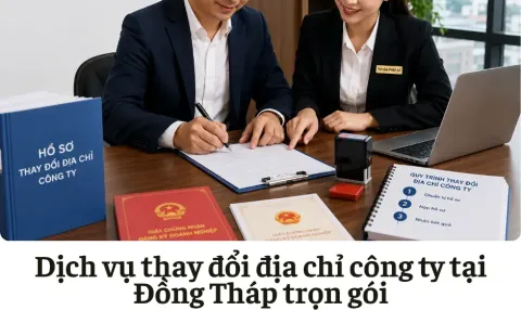 Dịch vụ thay đổi địa chỉ công ty tại Đồng Tháp
