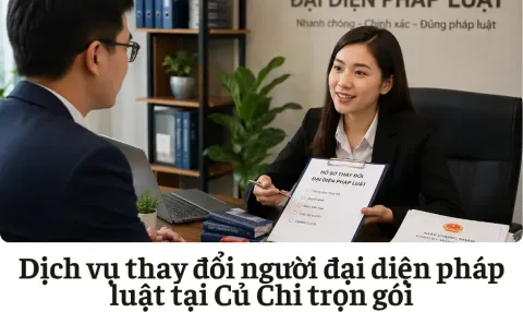 Dịch vụ thay đổi người đại diện pháp luật tại Củ Chi