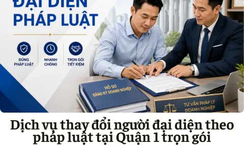 Dịch vụ thay đổi người đại diện theo pháp luật tại Quận 1