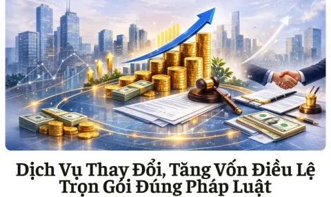 Dịch Vụ Thay Đổi, Tăng Vốn Điều Lệ