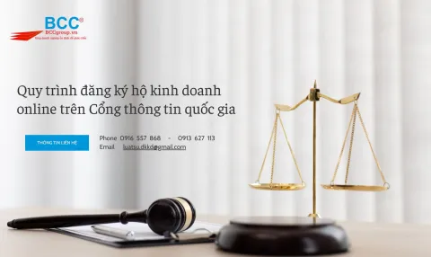 Quy trình đăng ký hộ kinh doanh online trên Cổng thông tin quốc gia