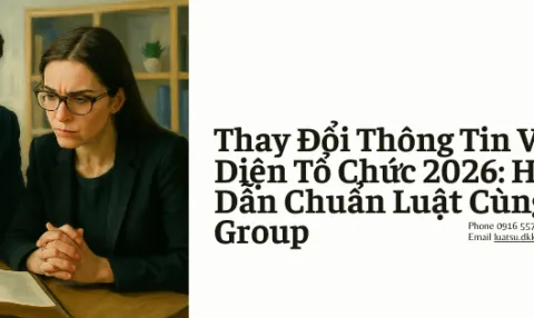 Thay Đổi Thông Tin Về Đại Diện Tổ Chức 2026